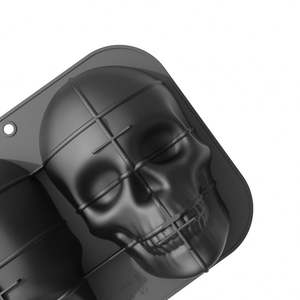 FL- AA041 2021 Grand moule à cake pops en silicone en forme de crâne, facile à nettoyer, pour fête d'anniversaire - Product Image 5