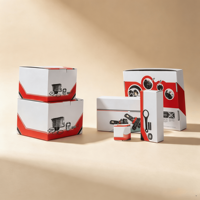 Scatole Colorate per Imballaggio Ricambi Auto, Scatole Rigide in Cartone Ondulato con Logo Personalizzato e Inserti