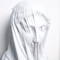 Statuette en résine de dame voilée de style classique européen, texture de pierre blanche, buste pour décoration de table à la maison