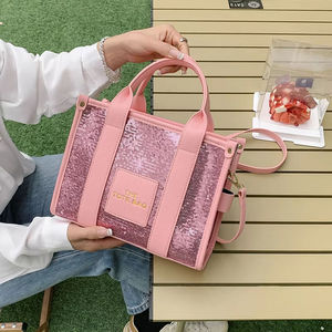 Glitter <strong>Sequin</strong> Fashion Tote Bag Women's Tote Trendy Style Adjustable Shoulder Strap Crossbody <strong>Handbag</strong> - Product Image 5