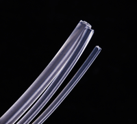 Cable óptico luminoso de lado sólido con equipo de fibra óptica POF transparente de emisión de luz lateral brillante