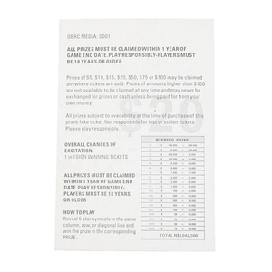 Hot Holiday Lottery Scratch Off Wholesale Full Color Flexography Factory Customized Lottery Paper Card Printing Supplier - Product Image 4