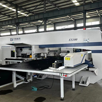 Dardontech Presse à poinçonner CNC à tourelle 46 stations multifonctionnelle avec positionnement de moule, roulement de profilés, gravure et formage de persiennes intégrés