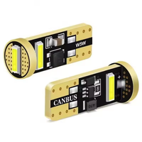 Ampoules LED pour voiture T10 W5W CANBUS 7020 3SMD Super Bright White 6000K 12V Car Reading Interior Lamp Door Trunk License Plate Lights