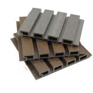 中国优质供应商木塑木塑纤维墙板户外木塑墙板