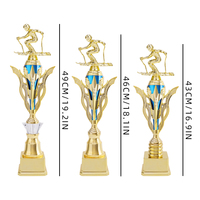 Trophées en plastique personnalisés de bonne qualité pour les événements et compétitions de ski