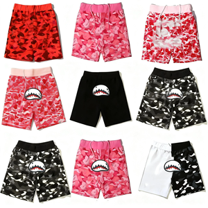 Shorts de camouflage double face de haute qualité BAPEES, shorts de basket-ball pour hommes, respirants, en coton, pour le sport - Product Image 1