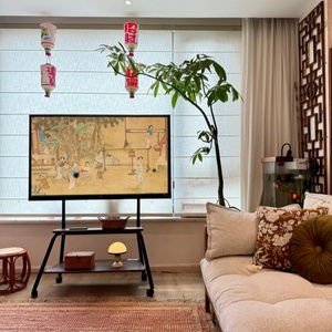 Soporte Móvil para <span class=keywords><strong>Televisor</strong></span>, para Sala <span class=keywords><strong>de</strong></span> Estar o Dormitorio, con Ruedas Giratorias, Carrito Universal para el Hogar, Soporte <span class=keywords><strong>de</strong></span> Pared - Product Image 3