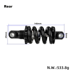 Kukirin G2 Max Electric Scooter Front Rear Heavy-Duty 6-Inch Adjustable Metal Suspension Damper <b>Spring</b> <b>Shock</b> <b>Absorber</b> - Product Image 3