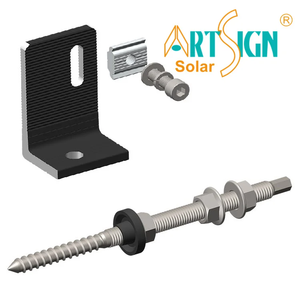 Dấu hiệu nghệ thuật sóng mái Anodizing nhôm <span class=keywords><strong>L</strong></span> Chân bảng điều khiển năng <span class=keywords><strong>l</strong></span>ượng mặt trời gắn khung năng <span class=keywords><strong>l</strong></span>ượng mặt trời mái móc gắn móc áo bu <span class=keywords><strong>l</strong></span>ông - Product Image 2