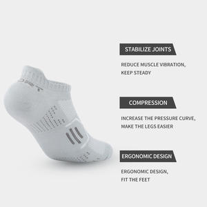 Chaussettes de course professionnelles pour hommes et femmes, en coton respirant, fines, décontractées, pour activités de plein air - Product Image 4