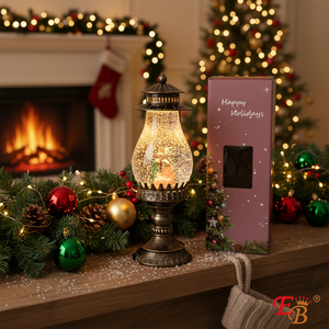 Customizable 4\"X12\" Christmas Ornament Set with <b>Light</b> & <b>Musical</b> Feature 6PCS/CS for Home Decor & DIY - Product Image 5