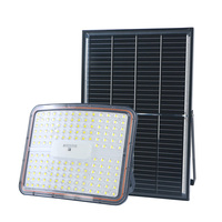 Projecteurs solaires LED rechargeables à capteur de mouvement pour stades extérieurs KCD, 150 watts, 200 watts, 1000 watts, 150 lm/w
