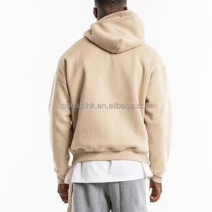 เสื้อมีฮู้ดผ้าฟลีซเทอร์รี่ครอปโอเวอร์ไซส์500Gsm จากผู้ผลิตเสื้อผ้าฝ้าย100% - Product Image 4