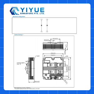 Nuevo Original Hitachi Energy ABB 5SLD 1200J450350 Módulo Hipak de diodo dual Semiconductor - Product Image 2