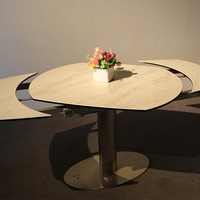 Ensemble de Table à manger Moderne Extensible Élégant Transformable Table
