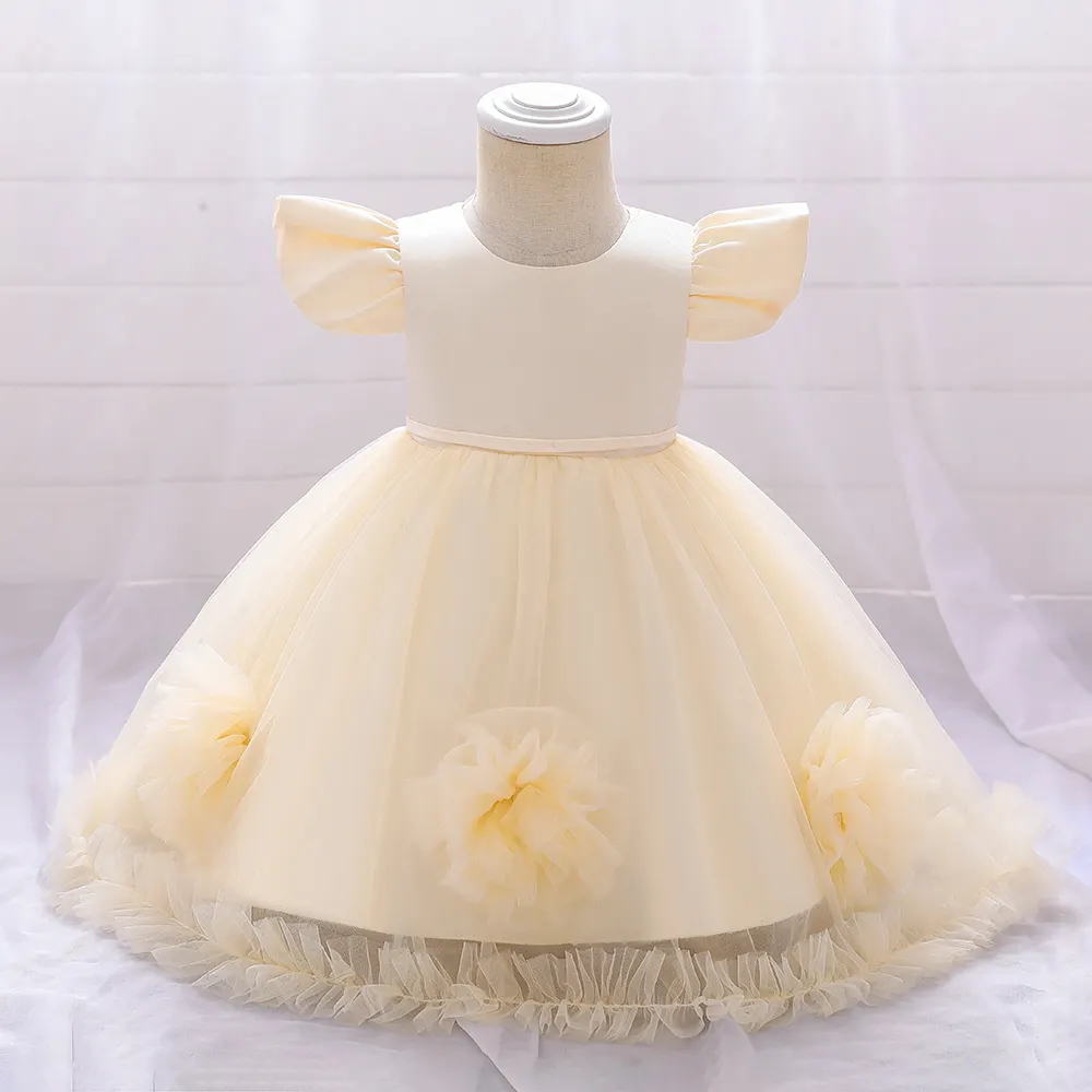 Schöne Baby Sommer Kleid Design formelle Party Hochzeit Mädchen Kleid Türkei Großhandel Kinder Kleidung