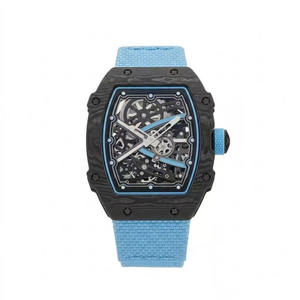 Luxury Skeleton <b>Automatic</b> 67-02 Unisex Watch Black Titanium ETA Movement 40mm 3BAR Water Resistant Barrel-Shaped Ultra-Thin - Product Image 6
