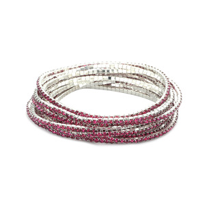 2.0mm Superfine Style Coréen Simple Rangée Flash Diamant Stretch Cristal Bracelet De Mariée Strass Charme pour Cadeaux - Product Image 5