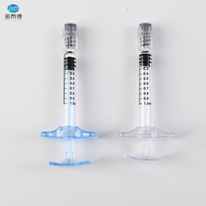 Vendedor caliente 1mL Color naranja Color púrpura Color verde ColorSyringe Finger Grip con émbolo de plástico y embalaje de Blíster - Product Image 3