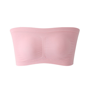 Nouveaux produits Collection <span class=keywords><strong>soutien</strong></span>-<span class=keywords><strong>gorge</strong></span> de sport <span class=keywords><strong>Bandeau</strong></span> Invisible sans couture rembourré à <span class=keywords><strong>armatures</strong></span> <span class=keywords><strong>Bandeau</strong></span> Multiway T-Shirt Bra - Product Image 4
