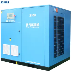 Economia de energia 220v 50hz 37kw belt driven industrial parafuso compressores de ar estacionários com bom serviço para a fábrica