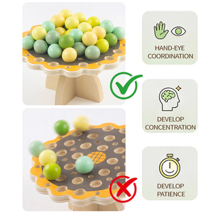 Wooden Sunflower Balance Head Educational Toy for Kids 3-6 & 5-7 Years Kid Learning Family Interactive Game Gift - Product Image 4