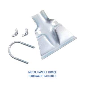 Boardwalk 20436 Floor <b>Cleaning</b> <b>Brush</b> Head 36\" <b>Long</b> <b>Handle</b> <b>with</b> 3\" Gray Flagged Polypropylene Sponge for Kitchen Use - Product Image 3