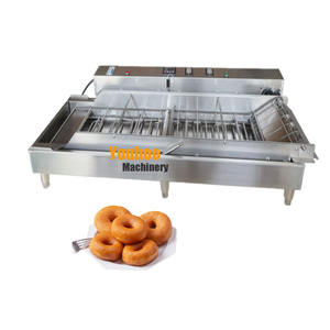 Freidora eléctrica integrada de gas comercial para donas/precio de máquina freidora de donas industrial - Product Image 6