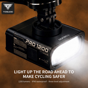 TOSUOD Faro per Bicicletta Impermeabile <span class=keywords><strong>4000mAh</strong></span>, Luce Notturna a Sgancio Rapido per Bici da Montagna, Strada e Pieghevole - Product Image 2