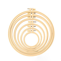 Cadre de broderie extensible DIY 7-32CM, accessoire de couture auxiliaire avec fausse broderie en plastique imitation bambou pour la broderie