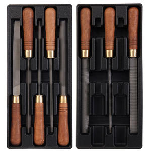 Limes et râpes en acier multi-spécifications de 8 pouces avec manche en bois Limes à main en acier et râpe - Product Image 5