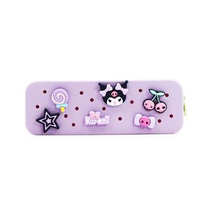 Custom Logo Cartoon Silicone Stationery <b>Case</b> Fashionable Kids School Storage Zipper Closure for <b>Makeup</b> Bag Pencil Pouch - Product Image 3