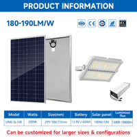 Selección Ideal para Iluminación de Campos Deportivos al Aire Libre, Canchas de Fútbol y Baloncesto, Lámpara Solar LED Recargable a Prueba de Agua IP66