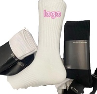 Chaussettes de sport en coton de haute qualité avec logo personnalisé pour hommes et femmes, respirantes et confortables