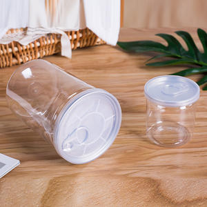 Vente chaude Pot en plastique PET vide de 500 ml avec bouchon à vis pour sucre, bonbons, collations - Product Image 4