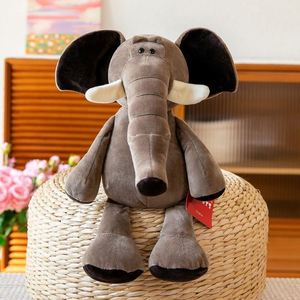 Jungle Animal Plush Toys: Forest Lion, Tiger, Elephant, Giraffe <b>Dolls</b> for <b>Play</b>, 25cm-50cm - Product Image 1