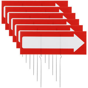 Open House Arrow Yard Signs PP Stakes Outdoor Real Estate Agent Supplies Property Sale Directional Arrows Signs Custom Cutting - Product Image 5