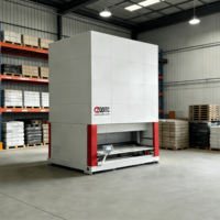 Module de levage vertical automatisé direct usine, en acier inoxydable, pour rayonnage rotatif intelligent et équipement de stockage de marchandises