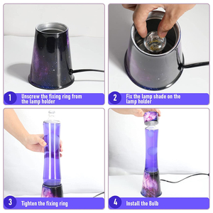 Fornitura diretta dalla fabbrica lampada <span class=keywords><strong>lava</strong></span> a vita piccola per interni mobili regalo per feste base bianca viola cera rosa <span class=keywords><strong>lava</strong></span> lampada - Product Image 5