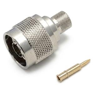 ขั้วต่อแบบ N MALE ชนิด R/A LMR300 แบบ Crimp - Product Image 1