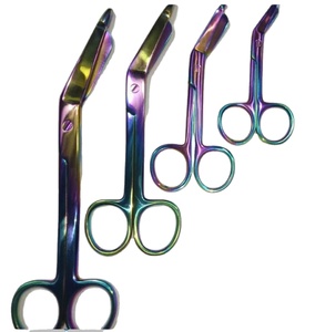 Ciseaux à pansement Lister Multi Color Rainbow & Nursing Bandage Instruments chirurgicaux en acier inoxydable - Product Image 2