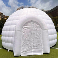 Tente de fête gonflable en tissu Oxford imperméable avec éclairage LED personnalisé, idéale pour les festivals - Vente flash