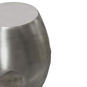 DB Flanigan Mesa de acento de metal plateado antiguo Muebles de sala de estar elegantes - Product Image 4