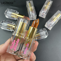 Etiqueta privada Clear Crystal Lips Care Magic Lipstick Tinte de larga duración Bálsamo labial Hidratante Lápiz labial que cambia de color