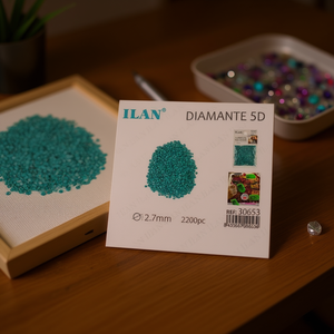 ILAN Diamante 5D 2.7mm 2200 piezas para Pintura de Diamantes - Product Image 3