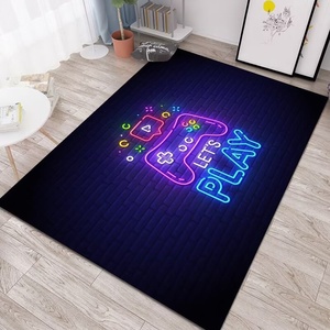 Tapis <span class=keywords><strong>de</strong></span> sol pour console <span class=keywords><strong>de</strong></span> jeu, tapis <span class=keywords><strong>de</strong></span> porte pour gamer, tapis <span class=keywords><strong>de</strong></span> sol pour Playstation PC, imprimé animal 3D, polyester, moderne, rectangulaire - Product Image 2