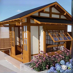 Hậu hiện đại Thiết kế hình chữ nhật nhà gỗ thân thiện với môi trường Bền gỗ Cấu trúc khung căn hộ nhỏ phòng khách sạn biệt thự gia đình - Product Image 2