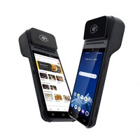 Terminal de point de vente portable, machine de paiement mobile avec lecteur de codes-barres, lecteur de codes NFC et QR, imprimante de reçus pour la vente au détail sans personnel