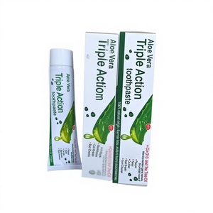 Dentifrice <span class=keywords><strong>TOOBY</strong></span> à l'Aloe Vera et à la Menthe, Taille Standard, Soin à Domicile, Haleine Fraîche, Blanchiment des Dents, Ingrédients Naturels à Base de Plantes - Product Image 6